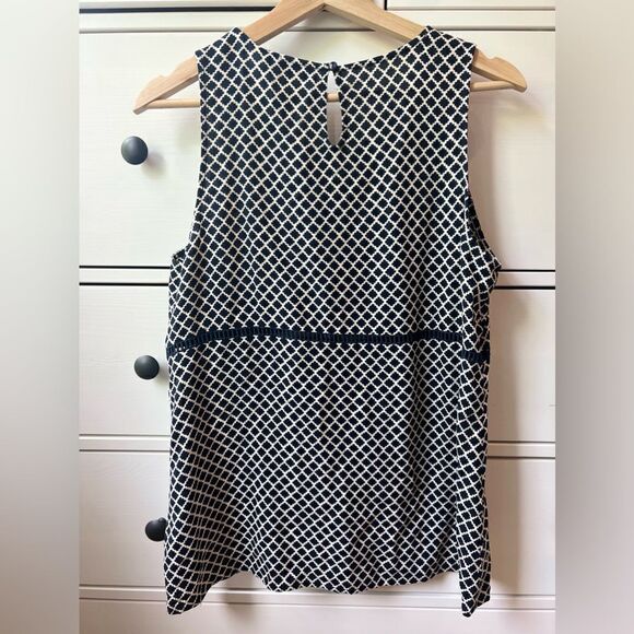 Thml Anthropologie Embroidered Print Tank Top size S casual summer boho black - Picture 12 of 13